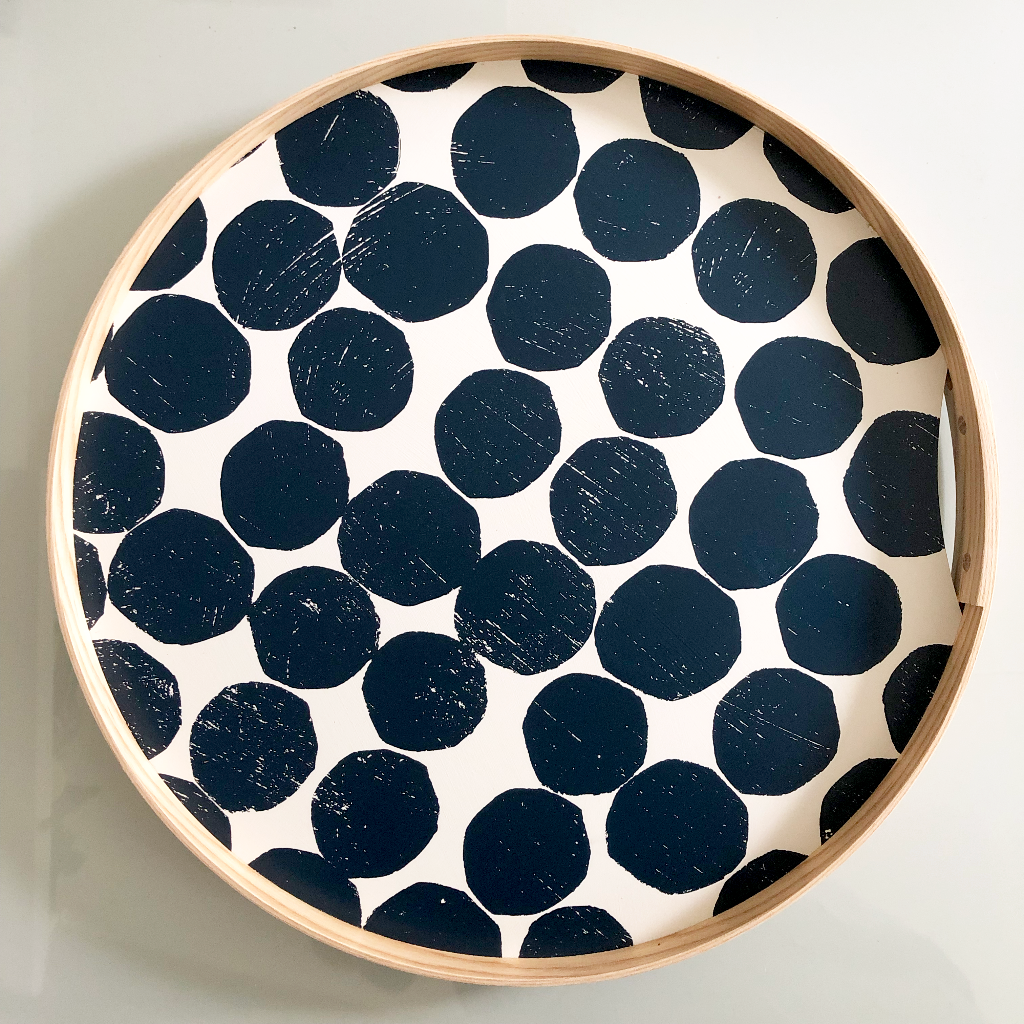 Round tray - PilgrimWaters signature handmade design