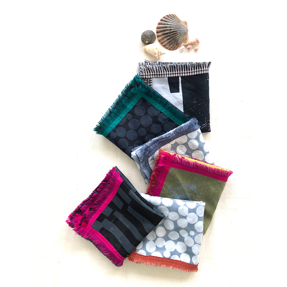 Mini square scarf, PilgrimWaters bandana for women - PilgrimWaters